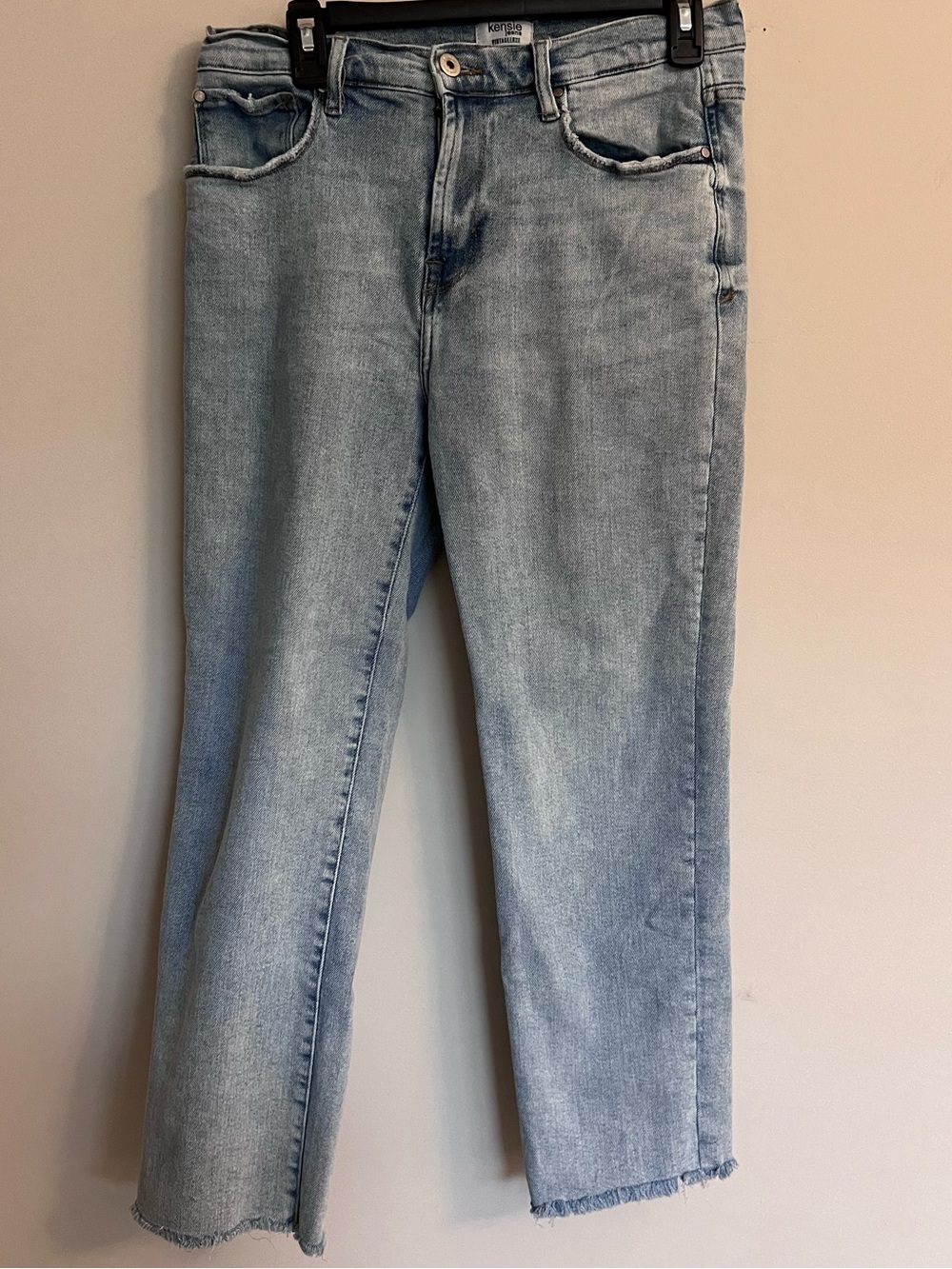 Kensie Light Blue Straight Leg Jeans